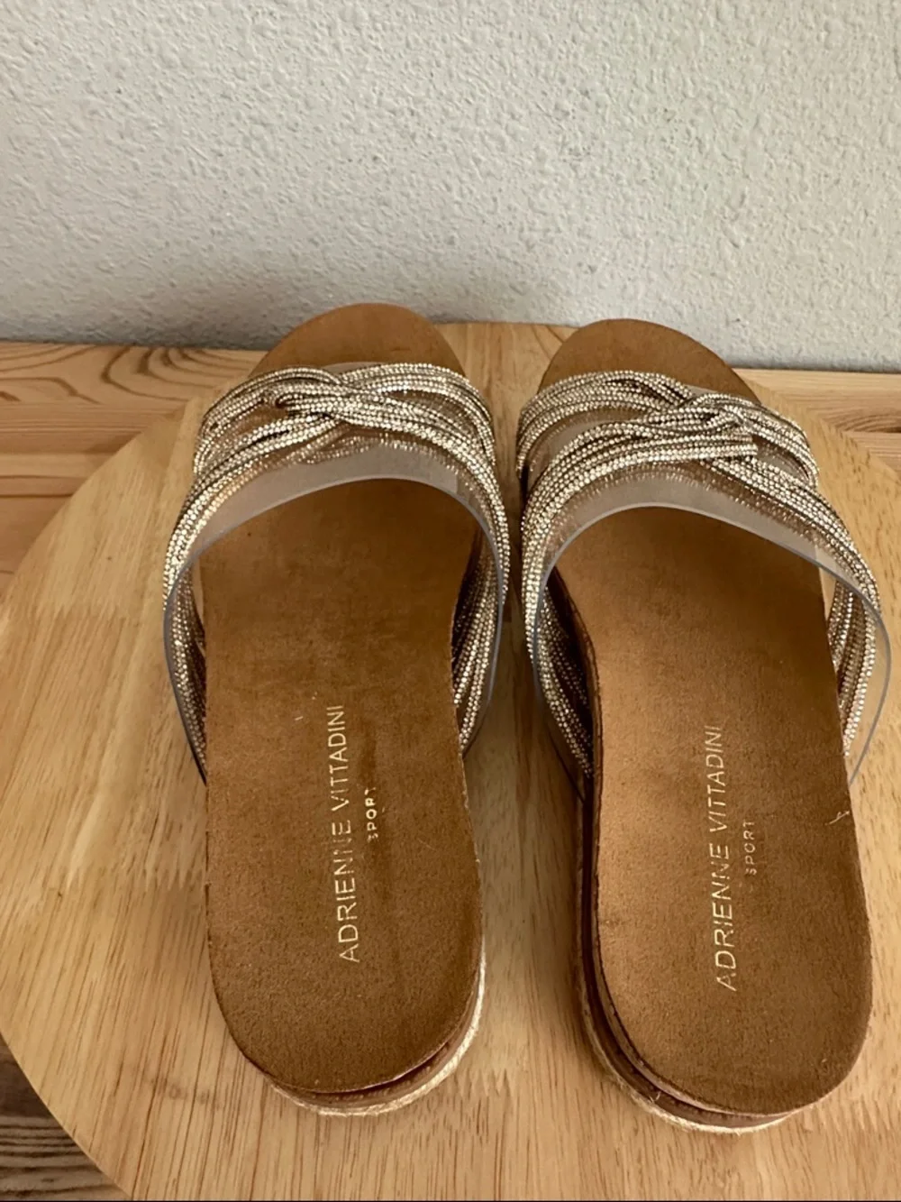 Adrienne Vittadini Proove Womens Round Mules